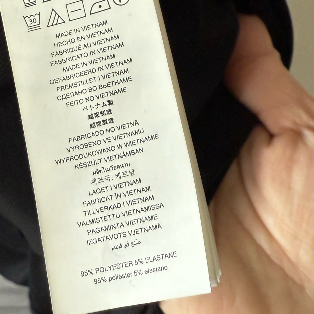 Michael Kors|Black faux Wrap Dress with White Trim,NWT in size medium•••Classic - Picture 8 of 12